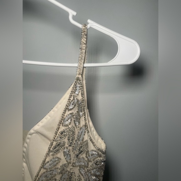 Mac Duggal 5107 Embellished Gold Leaf Long Evening Gown - Picture 11 of 16